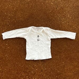 Cute long sleeve baby shirt